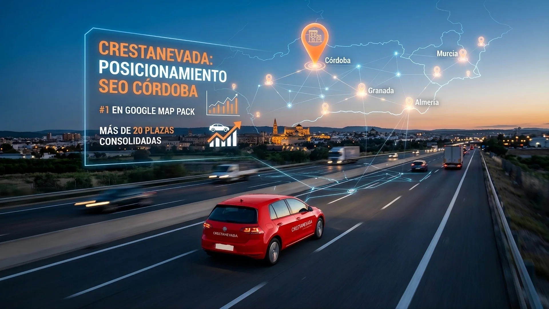 Crestanevada se posiciona en Córdoba: Estrategia SEO Escalable | Leovel